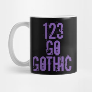 123 go gothic Mug